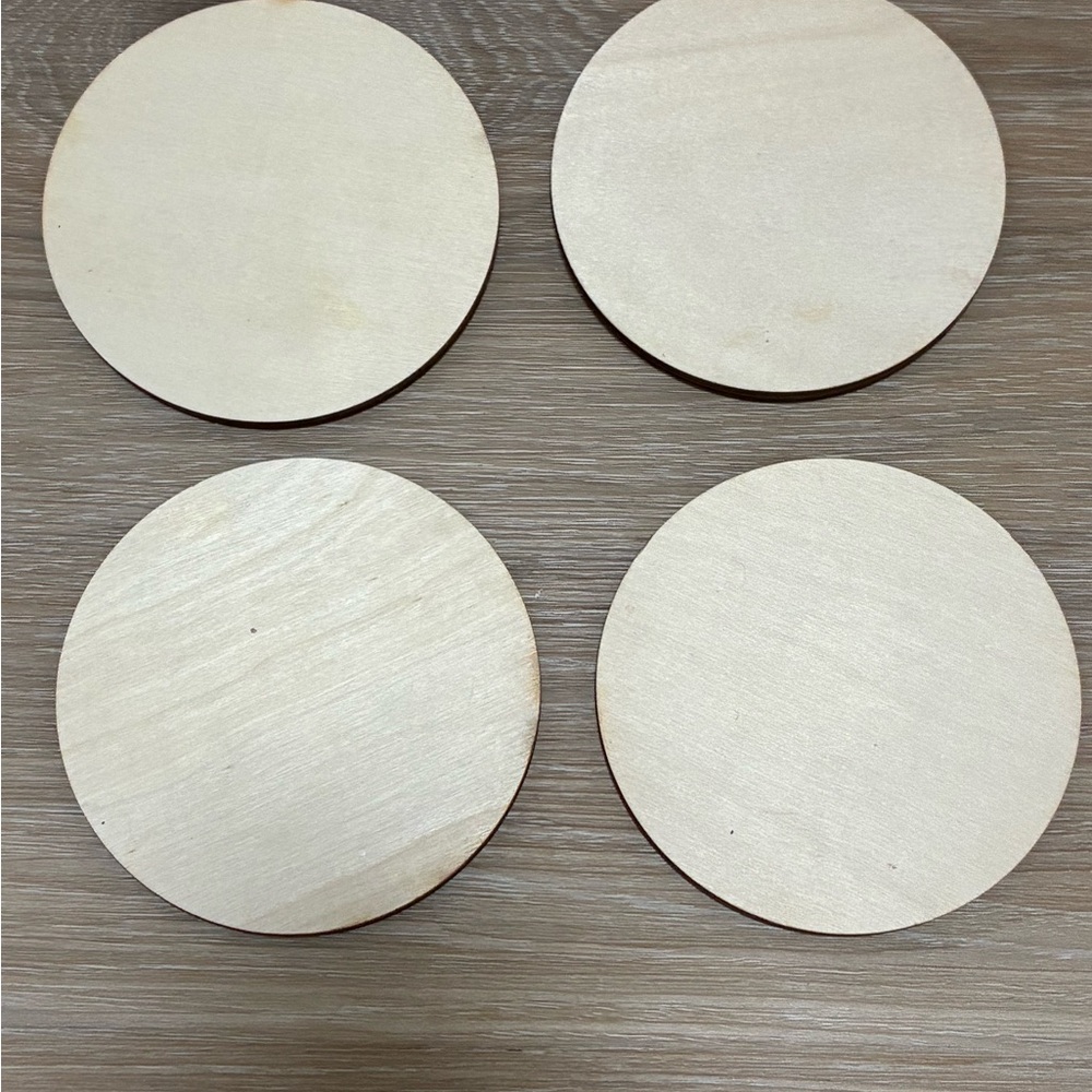 Set of 4 Blue Oyster Coaster Set - Picture 4 of 4
